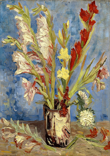 Enjoy Vincent Van Gogh - Vaas met Gladiolen en Chinese Aster Puzzel 1000 Stukjes