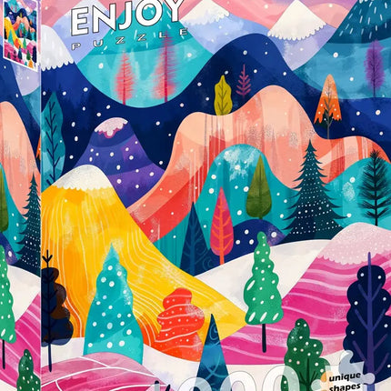 Enjoy Winter' Palette puzzel 1000 Stukjes
