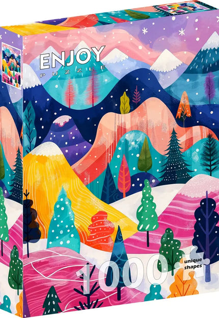 Enjoy Winter' Palette puzzel 1000 Stukjes
