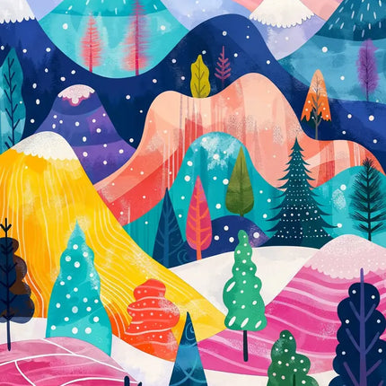 Enjoy Winter' Palette puzzel 1000 Stukjes