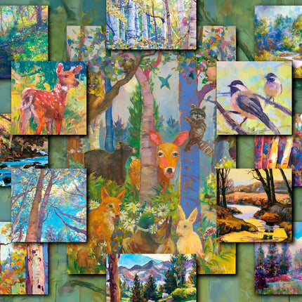 Enjoy Woodland Collage Puzzel 1000 Stukjes