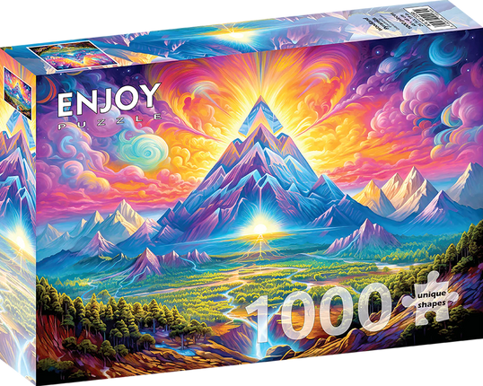 Enjoy Woodland Pyramids Puzzel 1000 Stukjes