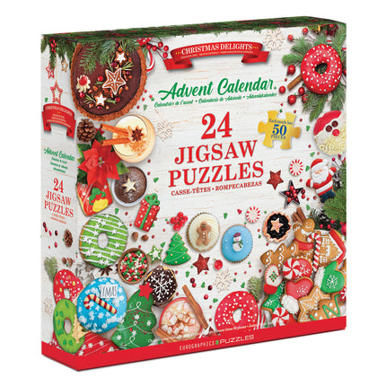 Eurographics Christmas Delights Adventskalender 24 x 50 Stukjes