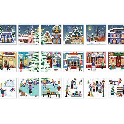 Eurographics Christmas Town Fair Adventskalender 24 x 50 Stukjes