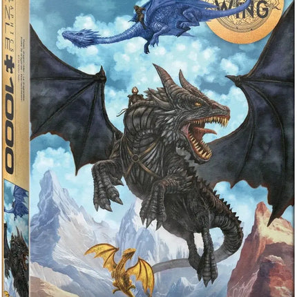 Eurographics Fourth Wing - Violet, Dragon Rider Puzzel 1000 Stukjes