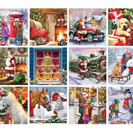Eurographics Merry Christmas Adventskalender 24 x 50 Stukjes