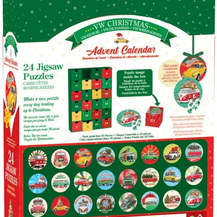 Eurographics VW Christmas Adventspuzzel 24 x 50 Stukjes