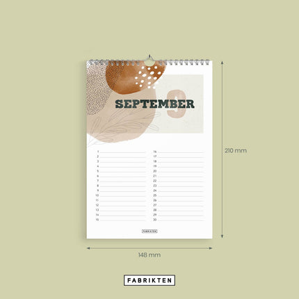 Fabrikten A5 Verjaardagskalender Zen