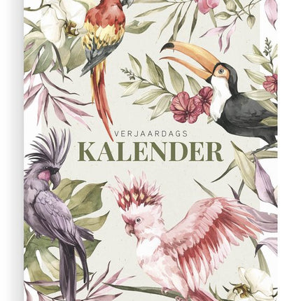 Fabrikten Verjaardagskalender compact Tropisch A5