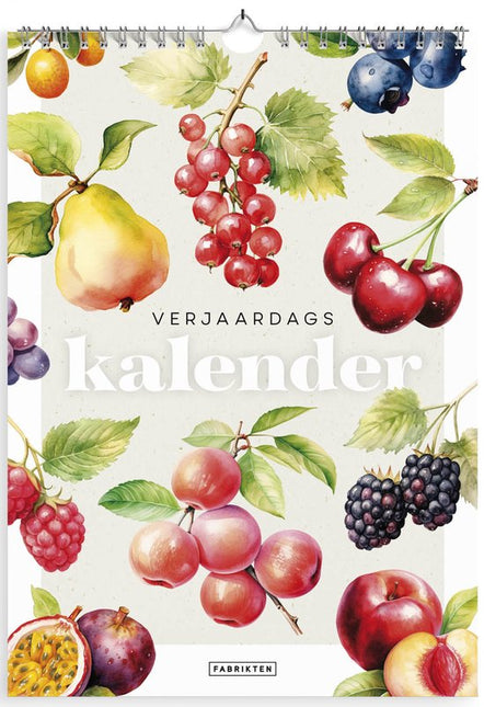 Fabrikten Verjaardagskalender Frutta A4