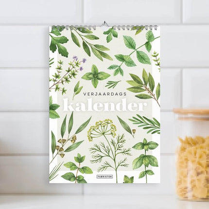 Fabrikten Verjaardagskalender Herbe A4