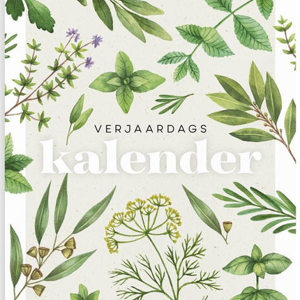 Fabrikten Verjaardagskalender Herbe A4