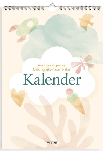 Fabrikten Verjaardagskalender Kico A4