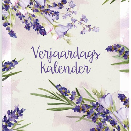 Fabrikten Verjaardagskalender Lavendel A4