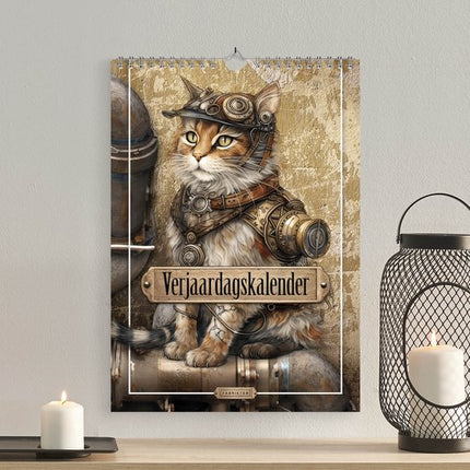 Fabrikten Verjaardagskalender Steampunk A4