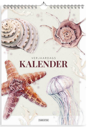 Fabrikten Verjaardagskalender Strand A4