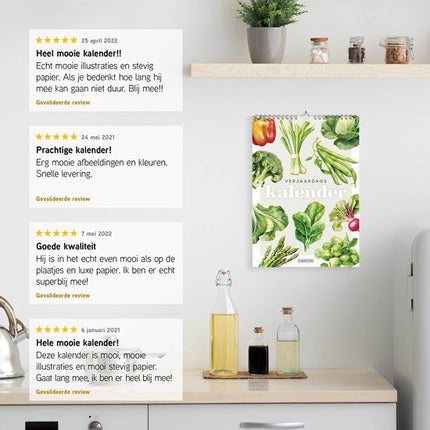 Fabrikten Verjaardagskalender Verdure A4