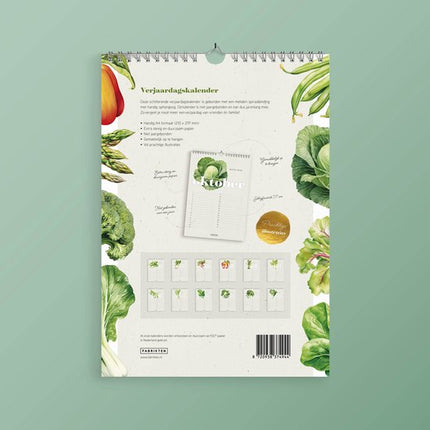 Fabrikten Verjaardagskalender Verdure A4