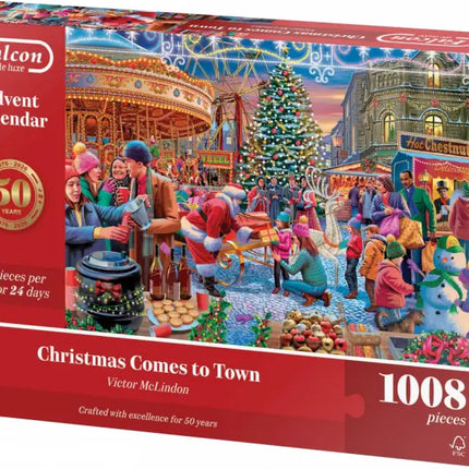 Falcon Falcon Advent Kalender Puzzel 1008 Stukjes