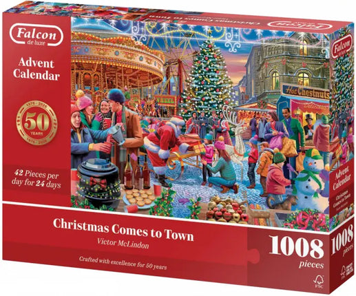 Falcon Falcon Advent Kalender Puzzel 1008 Stukjes
