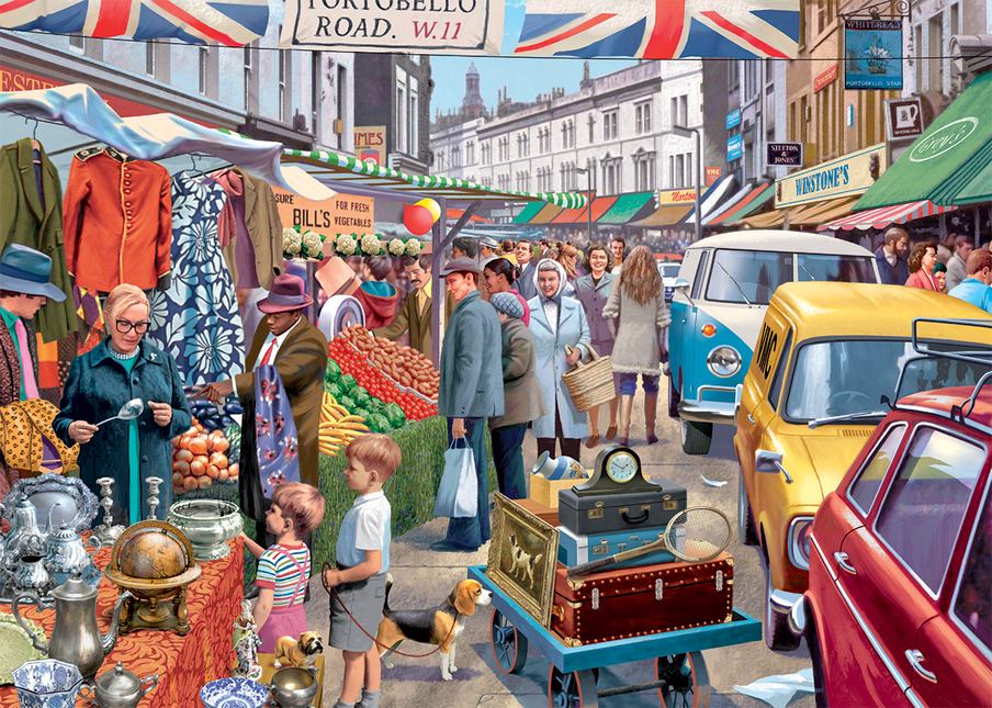 Falcon Portobello Road Market Puzzel 1000 stukjes