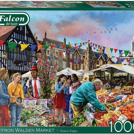 Falcon Saffron Walden Market Puzzel 1000 Stukjes