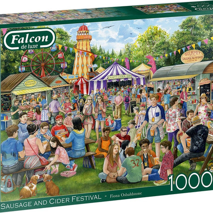 Falcon Sausage and Cider Festival Puzzel 1000 Stukjes