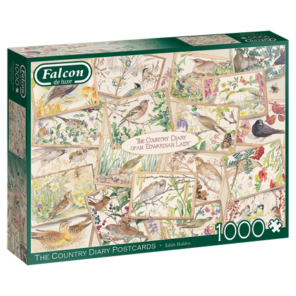 Falcon The Country Diary Postcards Puzzel 1000 Stukjes