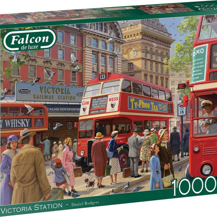 Falcon Victoria Station Puzzel 1000 Stukjes