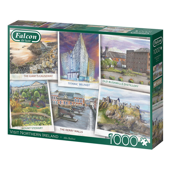 Falcon Visit Northern Ireland Puzzel 1000 Stukjes