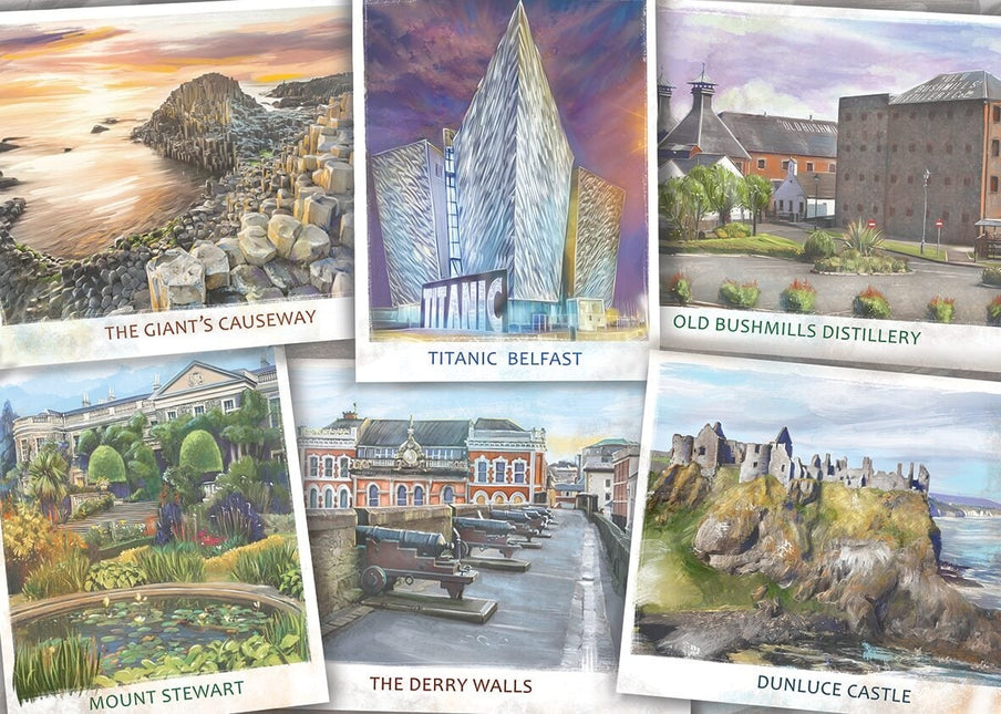 Falcon Visit Northern Ireland Puzzel 1000 Stukjes