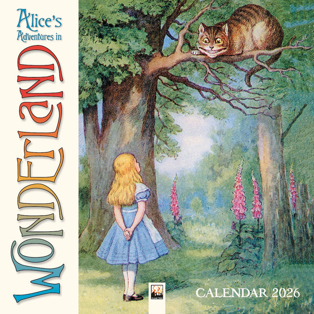 Flame Tree Alice in Wonderland Kalender 2026