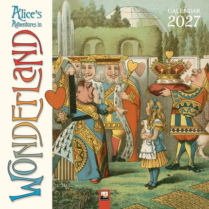 Flame Tree Alice in Wonderland Kalender 2027