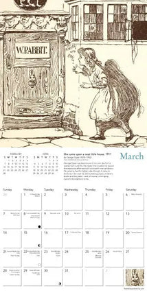 Flame Tree Alice's Adventures in Wonderland Kalender 2027 Mini