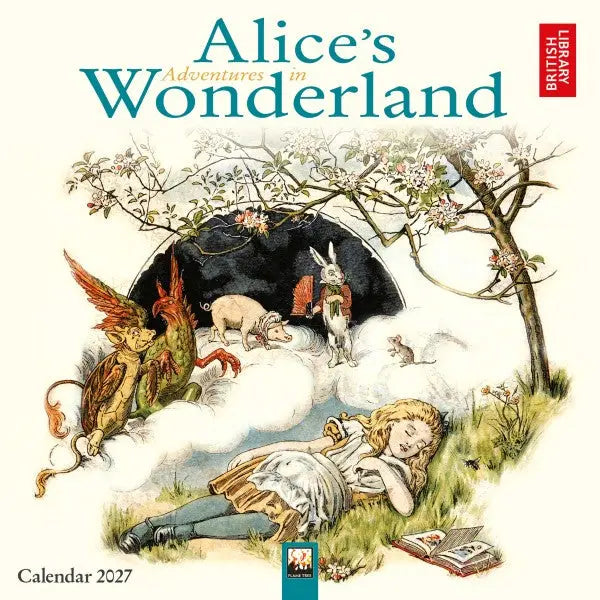 Flame Tree Alice's Adventures in Wonderland Kalender 2027 Mini