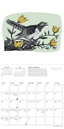 Flame Tree Angela Harding Kalender 2027 Mini