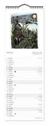 Flame Tree Angela Harding Slimline Kalender 2027