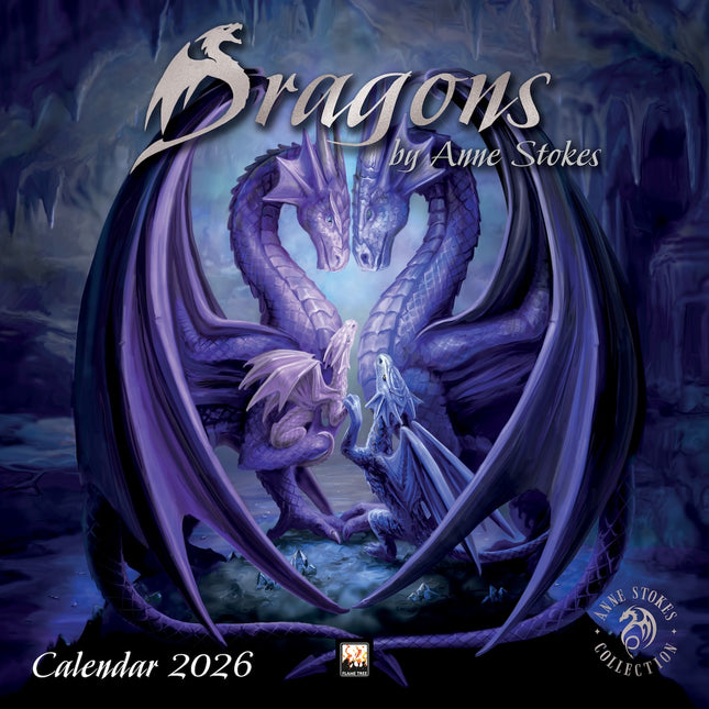 Flame Tree Anne Stokes Dragons Kalender 2026