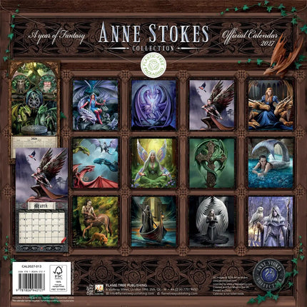 Flame Tree Anne Stokes Kalender 2027