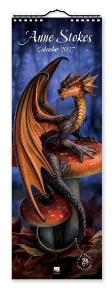 Flame Tree Anne Stokes Slimline Kalender 2027