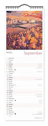 Flame Tree Annie Soudain Slimline Kalender 2027