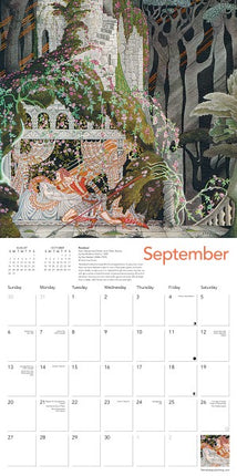 Flame Tree Art Deco Fairytales Kalender 2026