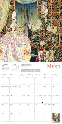Flame Tree Art Deco Fairytales Kalender 2026