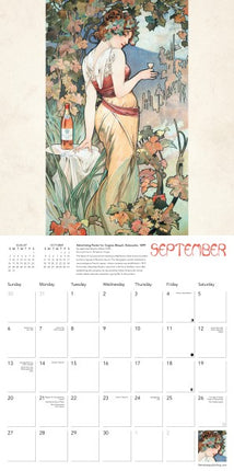Flame Tree Art Nouveau Posters Kalender 2026