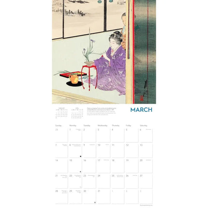Flame Tree Ashmolean Museum, Japanese Art Kalender 2027
