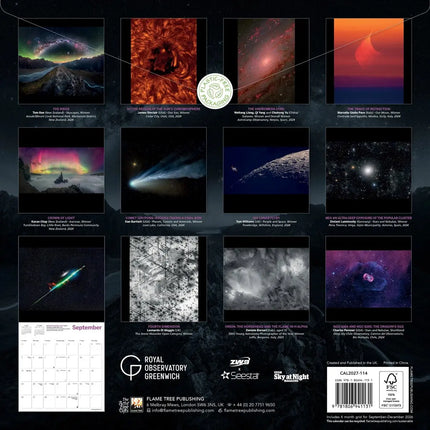Flame Tree Astronomy Photographer Kalender 2027