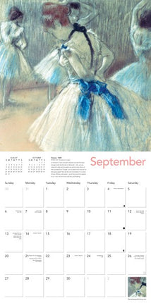 Flame Tree Degas Dancers Kalender 2026