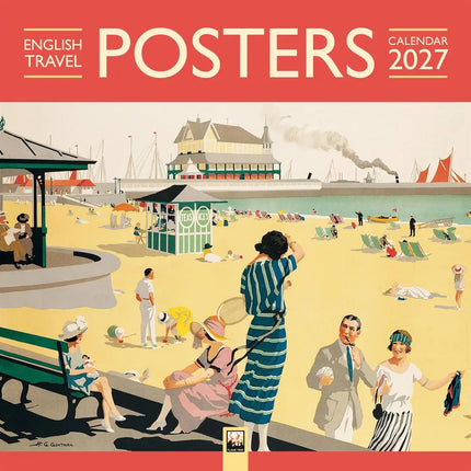 Flame Tree English Travel Posters Kalender 2027