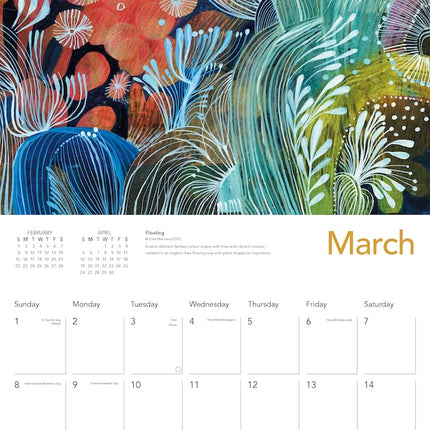 Flame Tree Este MacLeod Kalender 2026