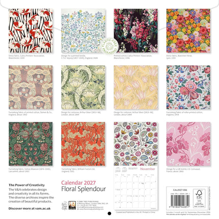 Flame Tree Floral Splendour Kalender 2027